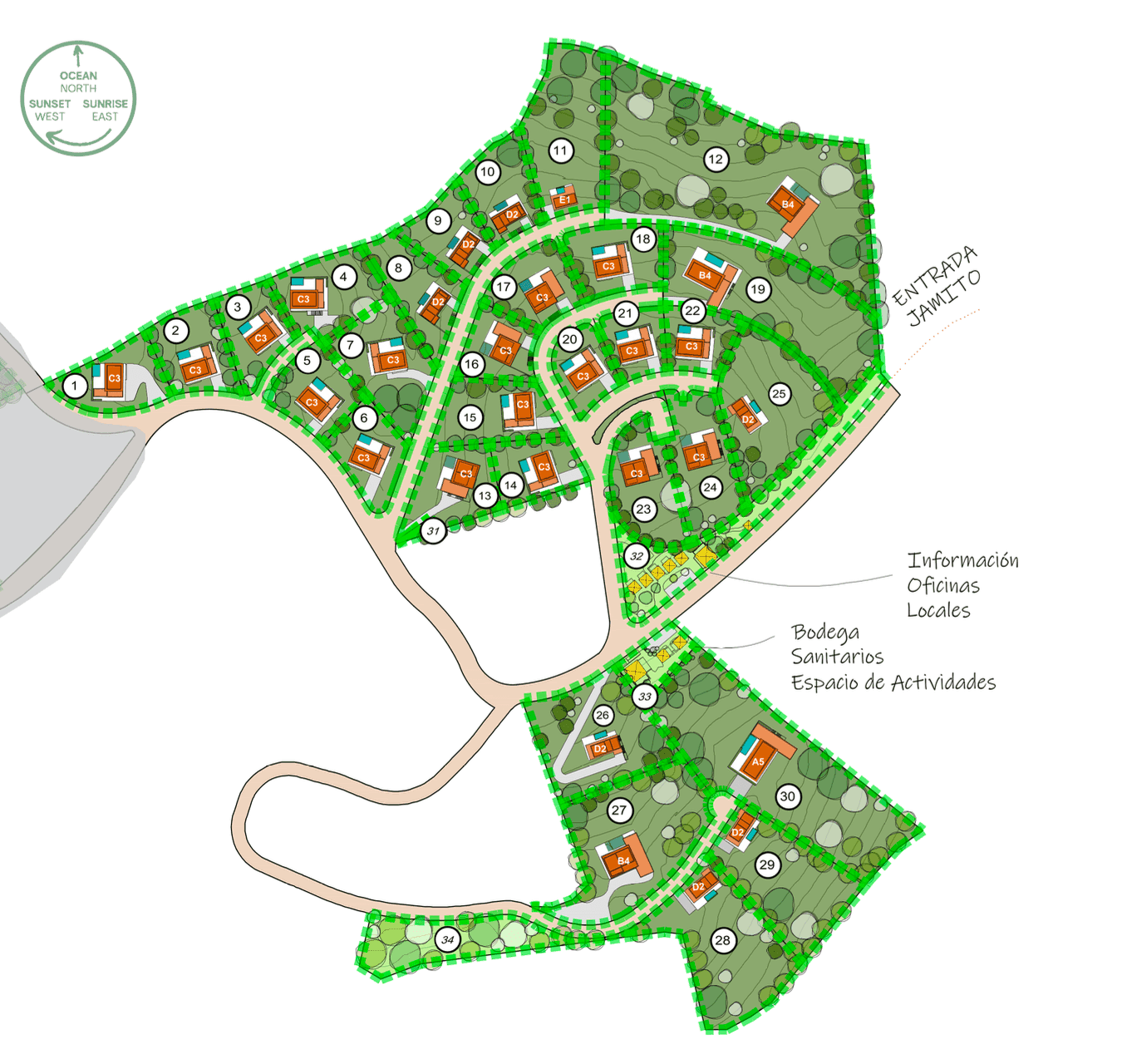 Sienna Terrenas Zone 1 Site Plan