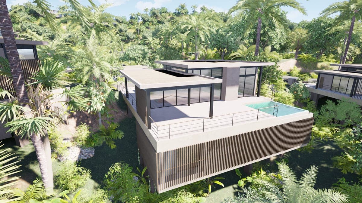 Sienna Terrenas Terrain 3 - option de villa de 3 chambres avec vue Ocean Premium, 1,021 m²