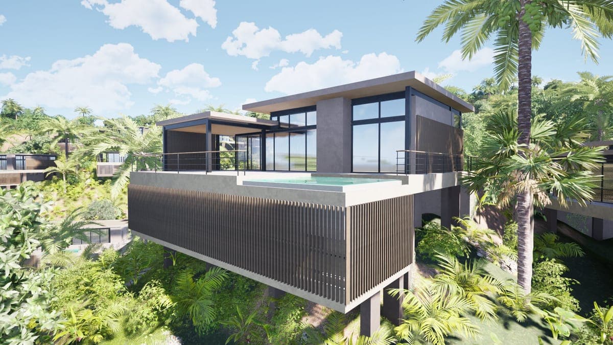 Sienna Terrenas Lot 4 - 3 bedroom villa option with Ocean Extra view, 1,358 sqm