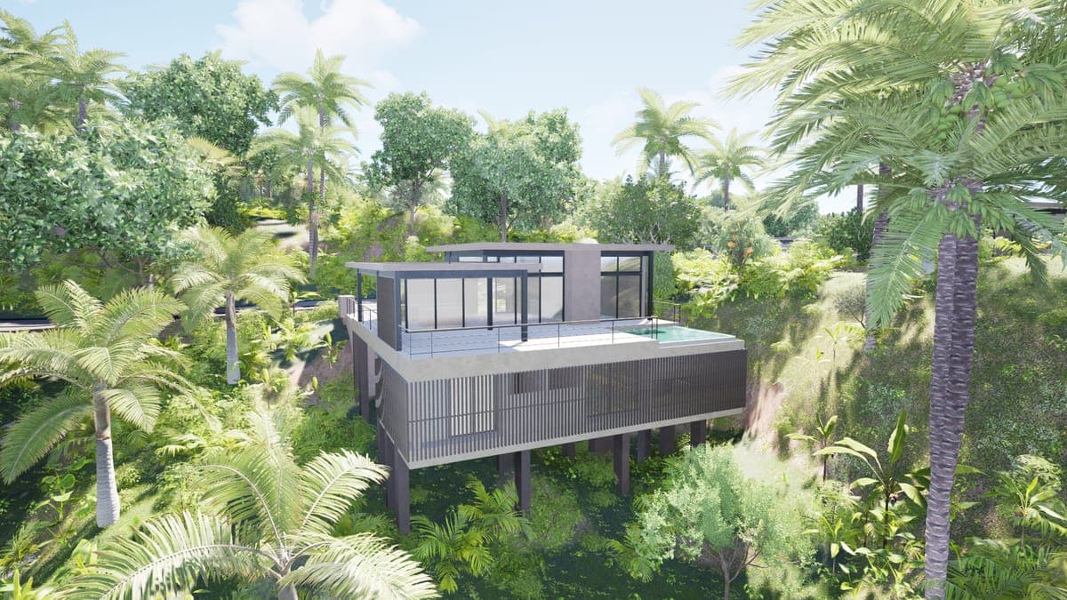 Sienna Terrenas Lot 5 - 3 bedroom villa option with Ocean Standard view, 1,080 sqm
