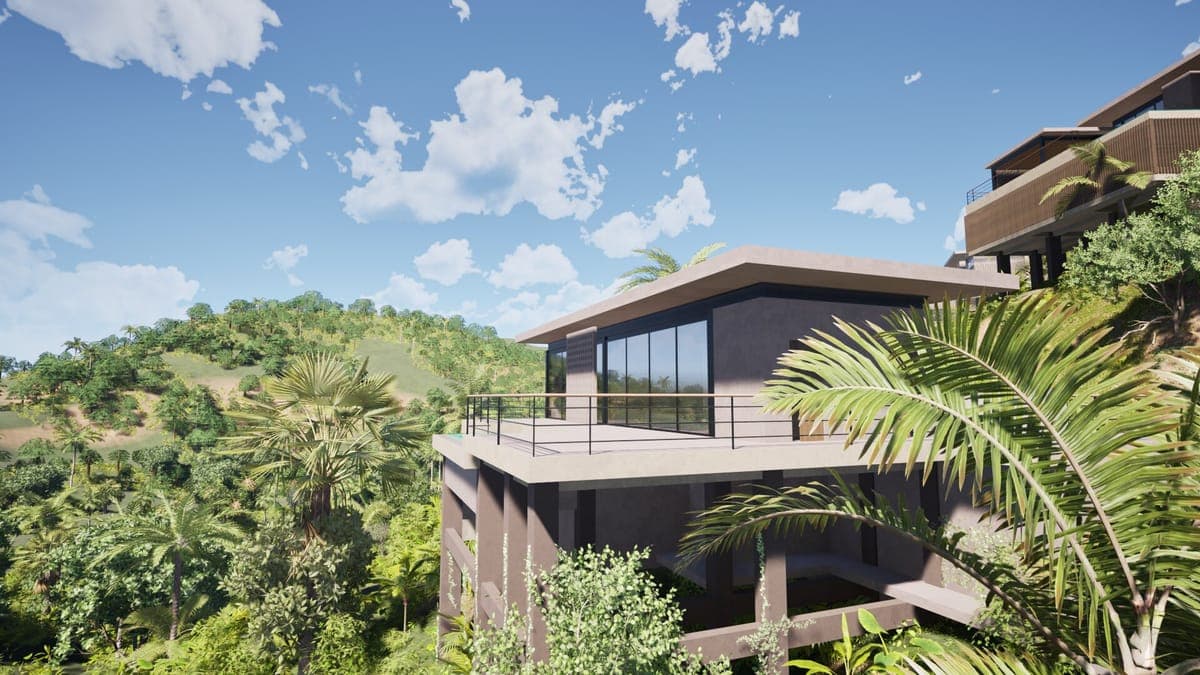 Sienna Terrenas Lot 9 - 2 bedroom villa option with Ocean Standard view, 988 sqm