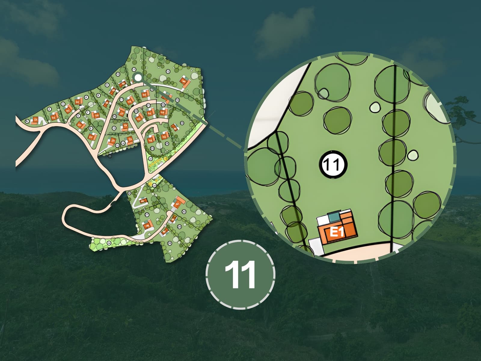 Sienna Terrenas Lot 11 - 1 bedroom villa option with Ocean Discount view, 2,292 sqm