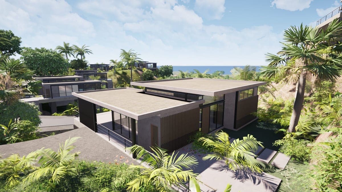 Sienna Terrenas Lot 13 - 3 bedroom villa option with Ocean Standard view, 1,219 sqm