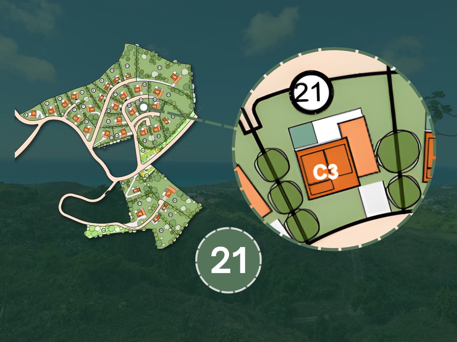 Sienna Terrenas Lot 21 - 3 bedroom villa option with Ocean Extra view, 770 sqm