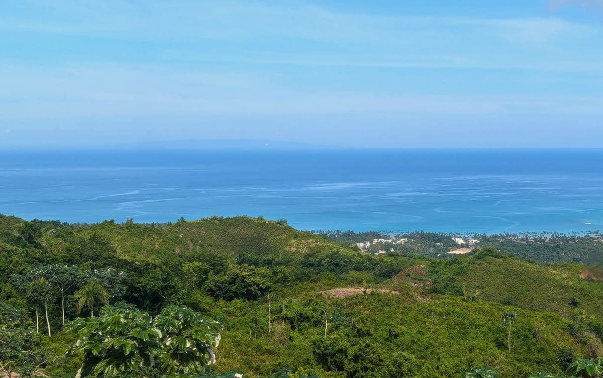 La mer des Caraïbes au large de Las Terrenas