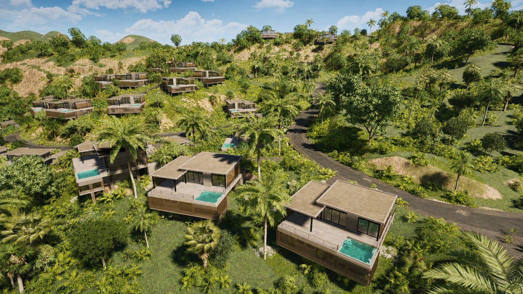 The Sienna site from above, where the journey to ownership begins