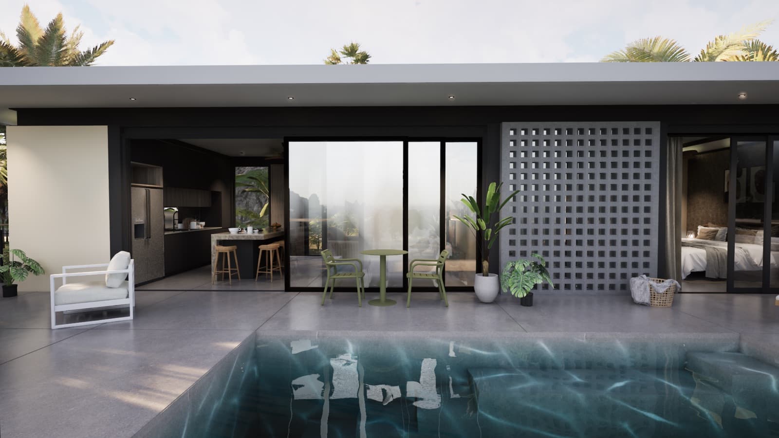 102 m² of outdoor living for two. - Villa Cedro