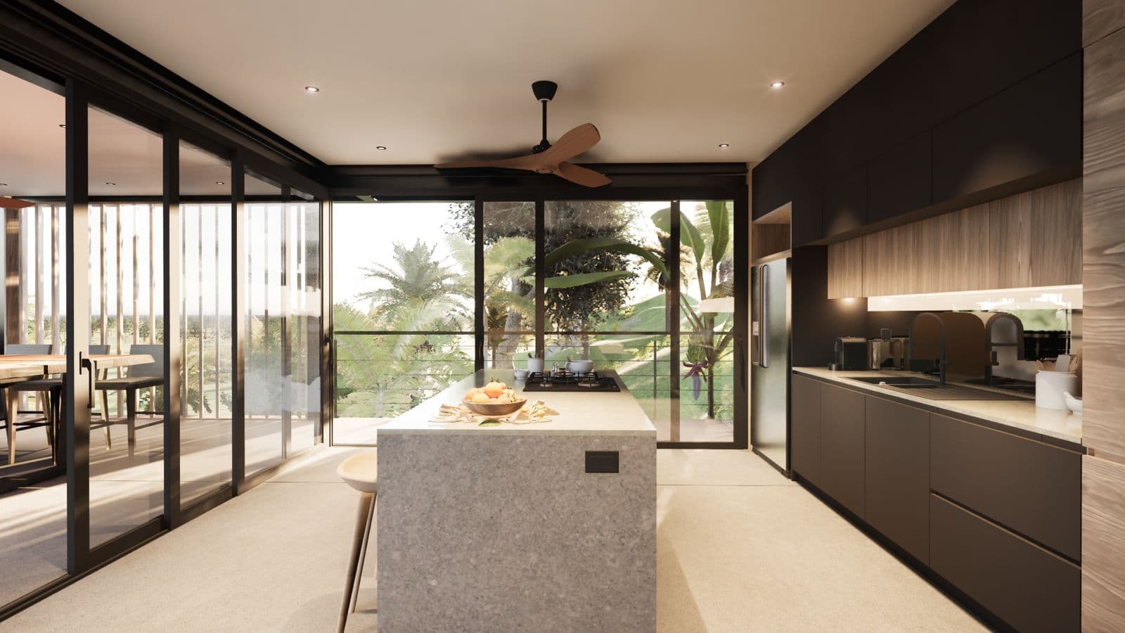 Built around a real kitchen, not a kitchenette. - Villa Koray