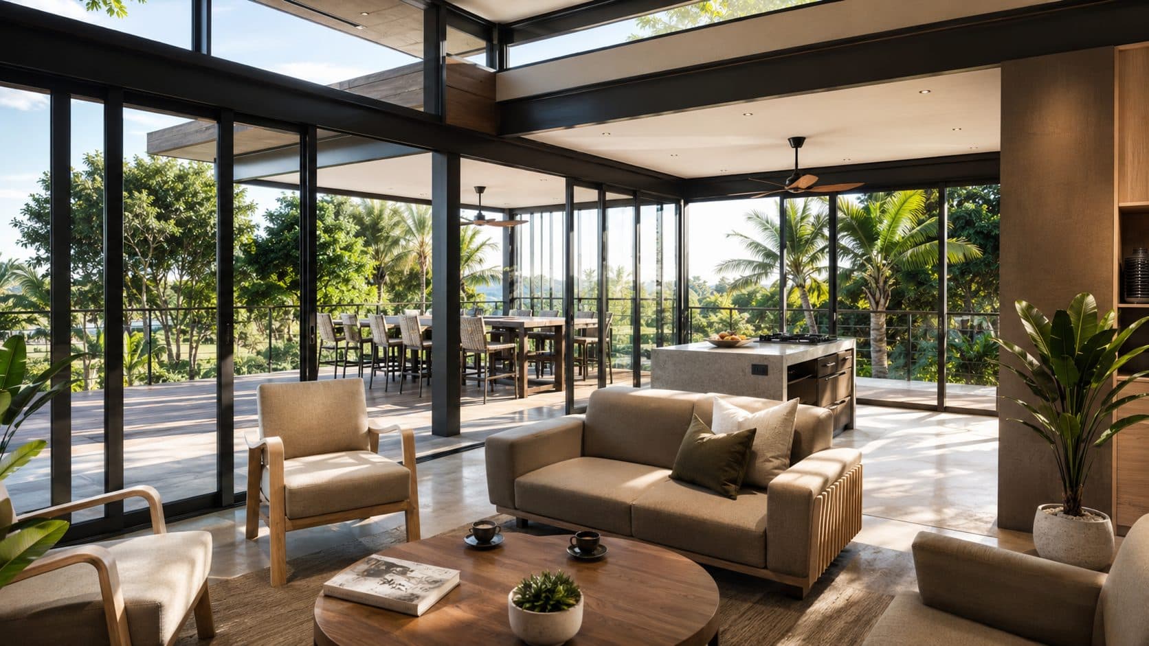 249 m² of outdoor living. - Villa Roble